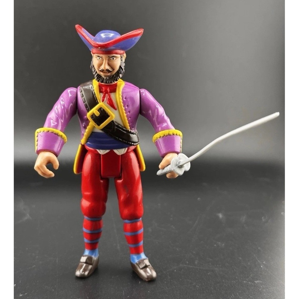 Vtg 1990 Imperial Pirates of the High Seas Captain Kidd Action Figure With Sword